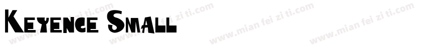 Keyence Small字体转换
